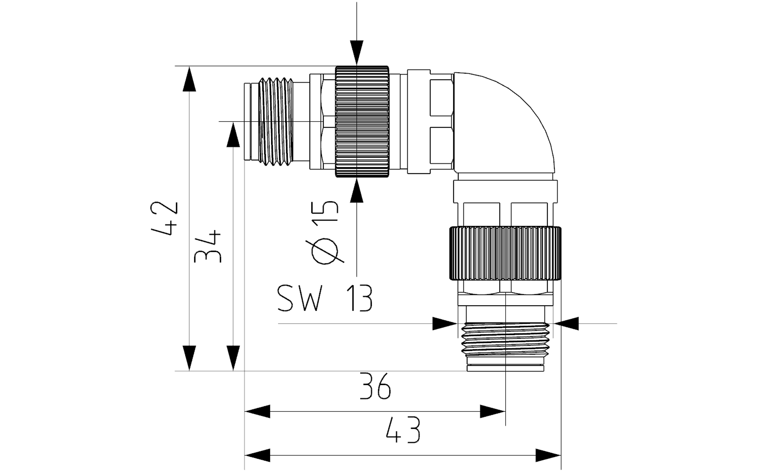 PROVERTHA Presents M12 90° Adapter